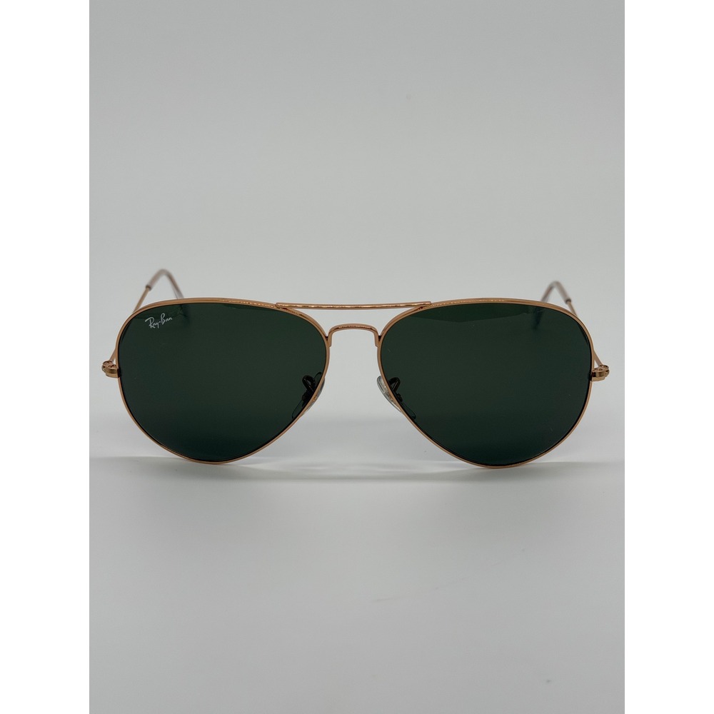Ray-Ban Aviator Sunglasses 62014 Gold Frame Men's